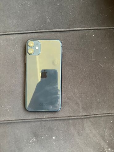 телефон кемин: IPhone 11, Колдонулган, 64 ГБ, Кара, Заряддоочу түзүлүш, Коргоочу айнек, Каптама, 82 %