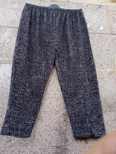 Qadın şalvarları: Qadınlar üçün isti palto parçasından rahat xoşagəlimli cibli beli — 21