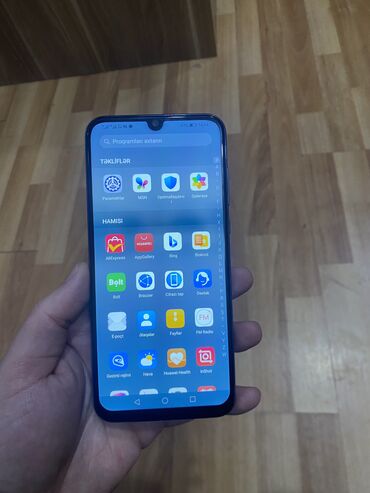 Huawei: Huawei Y8p, 128 GB, rəng - Mavi, Barmaq izi