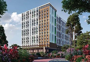 Продажа квартир: 1 комната, 47 м², Фрунзе мкр., Элитка, 4 этаж, ПСО (под самоотделку) — 2