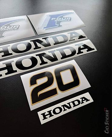 pare: Honda nalepnice za vanbrodski motor – komplet namenjene su obnovi ili — 2