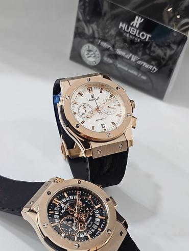 Aksesuarlar: Yeni, Qol saatı, Hublot, rəng - Qara — 4