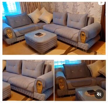 künc divan islenmis: Угловой диван, Б/у, Раскладной, С подъемным механизмом, Нет доставки