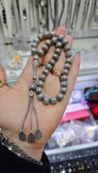 Təsbehlər: Gümüş təsbeh kolleksiyası.qiymet 100 m.dan baslayir - Material: gümüş — 21