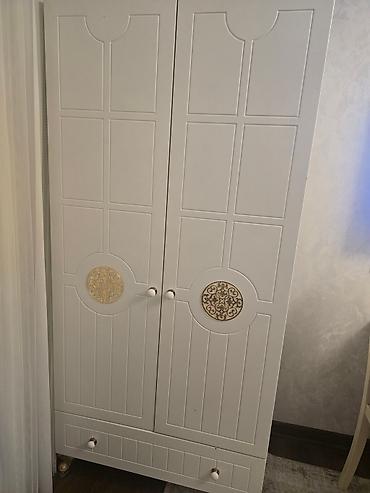 Mebel: Qonaq otağı üçün, İşlənmiş, Açılan, Dördbucaq masa, 6 stul — 3