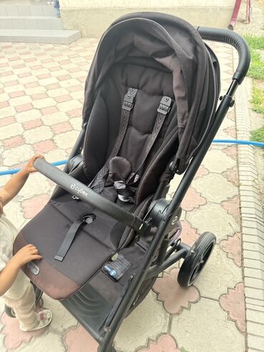 cybex easywalker: Коляска, цвет - Черный, Б/у