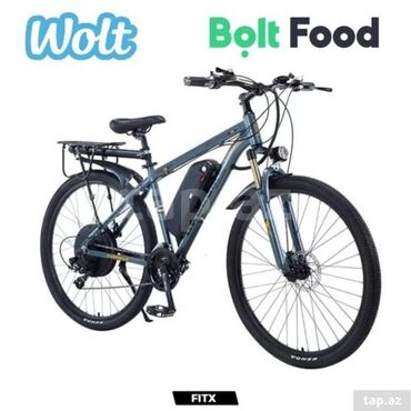 velosiped satisi lalafo: Yeni Elektrik velosipedi 26", sürətlərin sayı: 7, 500-750 Vt, Ünvandan götürmə