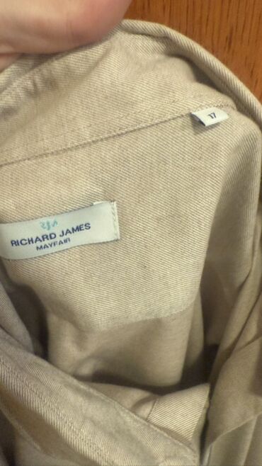 Košulje: Košulja Na duge rukave, XL, bоја - Bež, Pamuk — 8