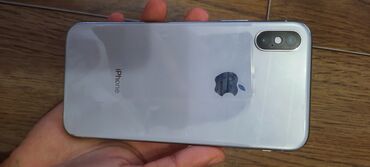 IPhone X, Б/у, 256 ГБ, Белый, Чехол, 72 %