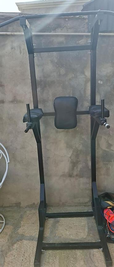 Çoxfunksiyalı turnik–dip–qarın pressi stendi - Möhkəm metal karkas