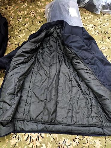 Пальто: Мужское пальто, XL, 2XL, 3XL, Новый, цвет - Синий, Самовывоз — 5