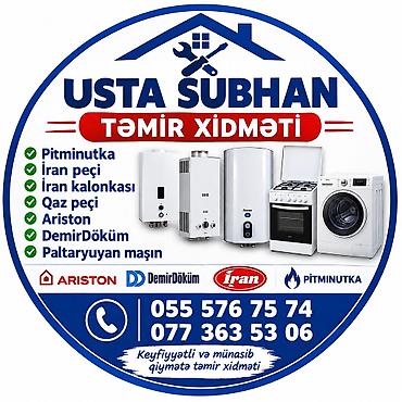 Paltaryuyan maşın təmiri: Xidmət: Paltaryuyan maşınların alınması • İstənilən model və markalı — 2