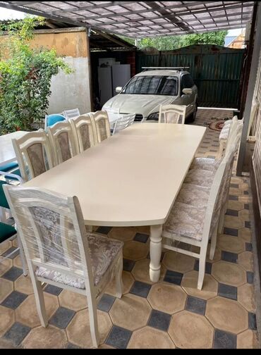 Столы и стулья для зала: Стол и стул для зала, Новый, Платная доставка, цвет - Бежевый — 12