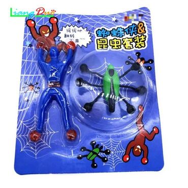 игрушки буу: Ностальгия забавные животные паук липкая паста восхождение на стену [