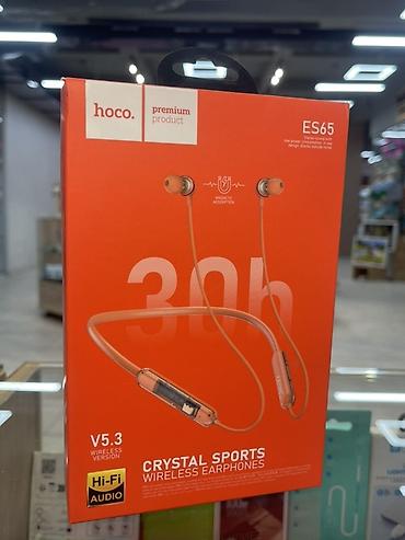 audio: Hoco ES65 Crystal Sports — беспроводные наушники-вкладыши для спорта и — 1