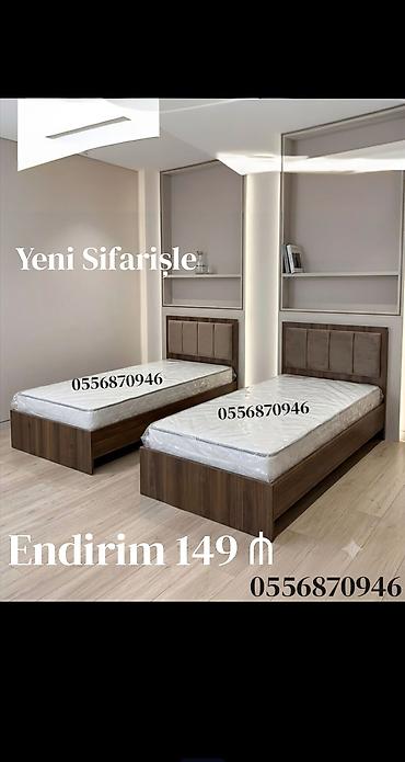 Yeni, Təknəfərlik çarpayı, Bazasız, Matras ilə, Siyirməsiz, Rusiya