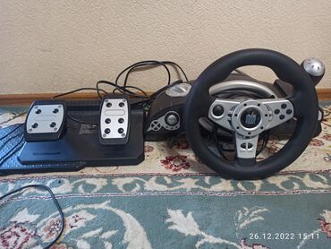 PS3 (Sony PlayStation 3): Руль и педали для PS 2, 3.
педаль газа не работает. тел