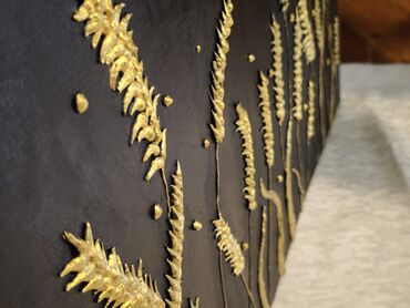 Şəkillər, tablolar: Əl işim dekorativ tablo – “Qızılı sünbüllər” - Texnika: akril boya və — 6