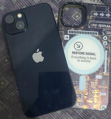 айфон 17 р: IPhone 13, Б/у, 128 ГБ, Midnight, Чехол, 86 % — 3