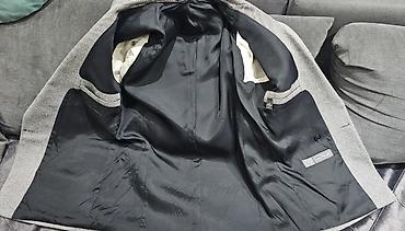 Odela: Muški dvoredni sako Van Gils brend – siv sa sitnim dijagonalnim — 9