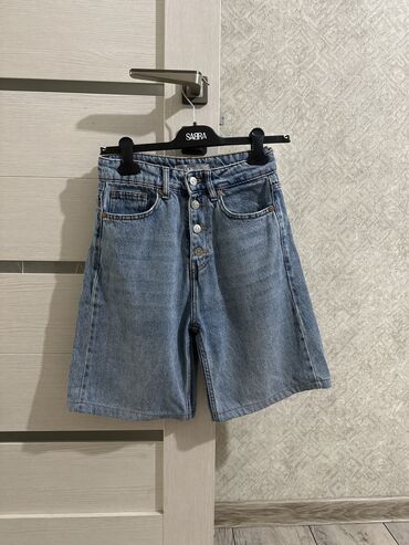 женские джинсовые шорты омбре: Күнүмдүк шортылар, Жынсы, Узартылган модель, Туркия, XS (EU 34), S (EU 36)