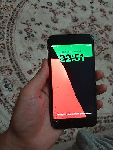iphone tovuz: IPhone 8 Plus, 64 GB, Jet Black, Qırıq — 1
