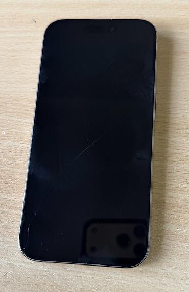 ayfon ekranı: IPhone 15 Pro, Natural Titanium, Qırıq — 2