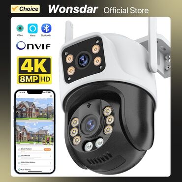 Videomüşahidə: Wifi ptz 360° 5MP/4K wifi cöl kamera Original ProVision 2 kamerali