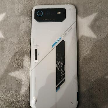 asus rog phone: Asus ROG Phone 6, rəng - Ağ, Barmaq izi — 2