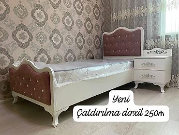 Yeni çarpayı satılır tumbası ilə birlikdə çatdırılma daxil 250₼.*Rəng