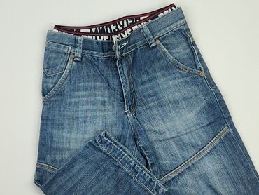 Jeansowe: Spodnie jeansowe, 3-4 lat, 98/104, stan - Dobry