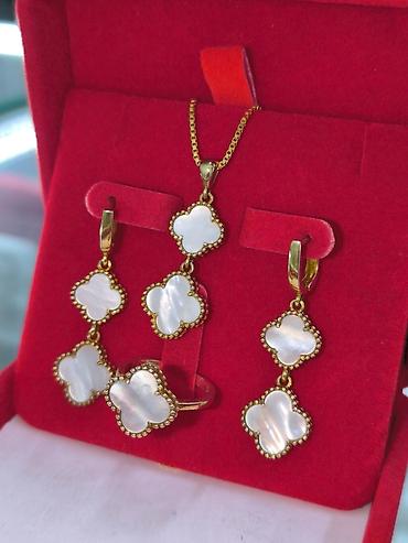 Серебряные наборы украшений: Набор украшений, Проба 925, Женские, Новый — 7