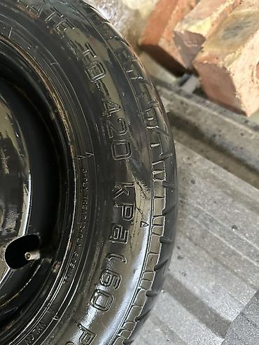 60: Колеса в сборе >385 / 60 / R <13, Зима, Б/у, Запаска, Легковые, Железные, отверстий - 4 — 2