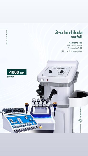 Gozəllik və sağlamlıq: Kavitasiya, RF liftinq, Vakuum massaj, Təlim keçirilir