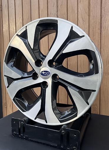 Диски: Литые Диски R 18 Subaru, Комплект, отверстий - 5, Б/у — 2