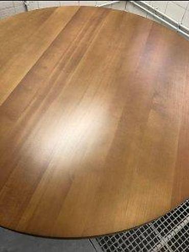 dvosedi ikea: OKRUGLI STO BUKVA BAJC MED | Izrada nameštaja po meri Drvo& metal — 1