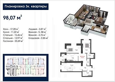 из дубая: ПРОДАЁТСЯ 1-2-3 комнатные квартиры 📍Адрес: Асанбай Этажность: с 3 — 4