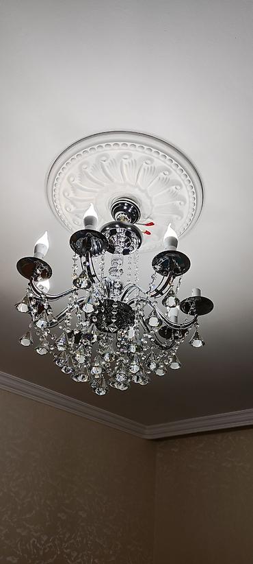 şam satışı: Çılçıraq, 8 lampa, Xrustal — 3