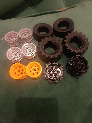 LEGO/RC model təkər və disk dəsti - Müxtəlif ölçülü 4 ədəd off-road