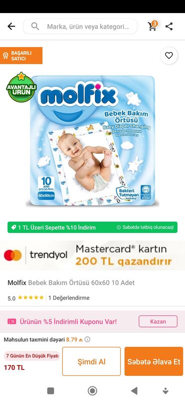 mini boss pampers qiymeti: Molfix uşaq alti ortuyu trendyoldan uşaq bezi evezine sehv