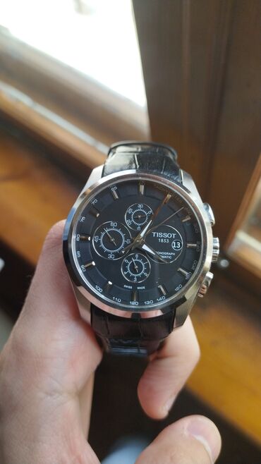 Qol saatları: İşlənmiş, Qol saatı, Tissot, rəng - Qara — 10