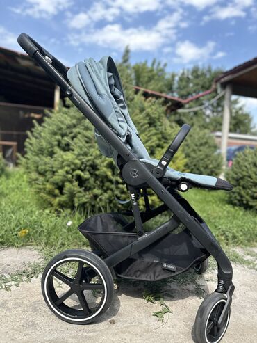 детская коляска cybex: Балдар арабасы, түсү - Көгүлтүр, Колдонулган