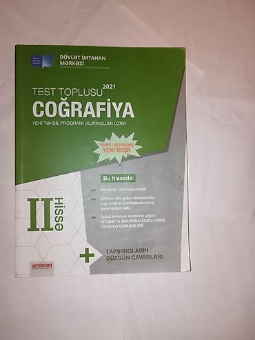 Coğrafiya 9-cu sinif, 2021 il