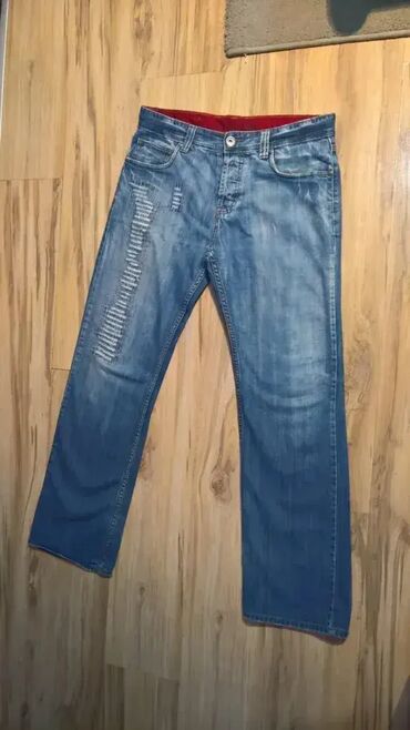 Farmerke: Lepo ocuvane Fishbone farmerice broj 34 Claytone farmerice 48 sirina — 1