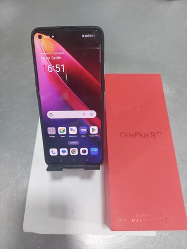 чехол для стуля: OnePlus 9, Колдонулган, 256 ГБ, түсү - Кара, 2 SIM