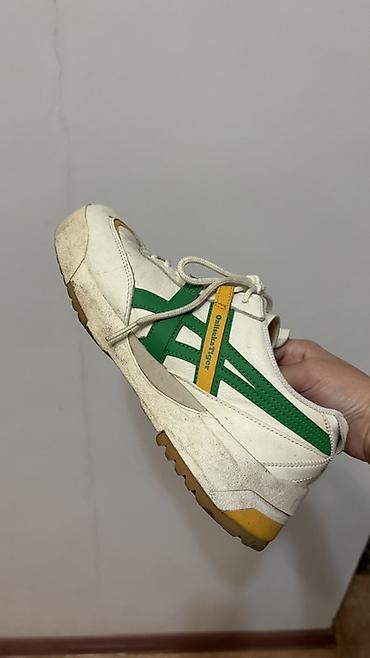 Кроссовки Onitsuka Tiger (модель в стиле Tokyo) кожа! - Цвет: белый с