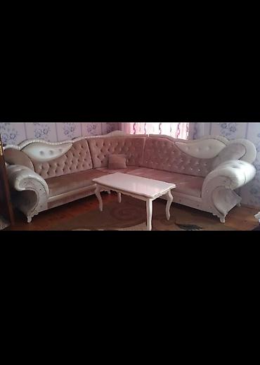 tekstil stul uzlukleri: Künc divan dəsti - Klassik dizaynlı L formalı künc divan: yumşaq — 1