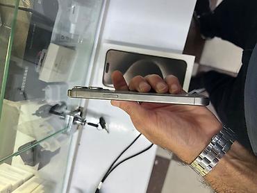 iphone 13 sat: IPhone 15 Pro Max, 256 GB, Natural Titanium, Zəmanət, Simsiz şarj, Face ID — 2