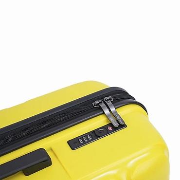 Чемоданы: Желтый чемодан V&V Travel на 4 колесах S-3700 M-6700 L-7800 - — 3
