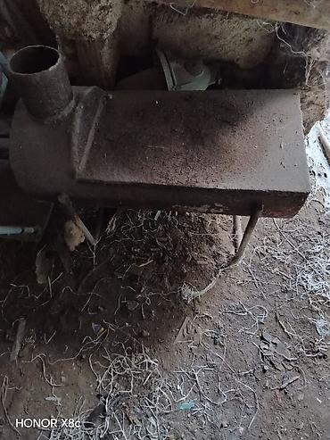 Metalkorpus soba/peç - Material: qalın divarlı polad - Yanacaq: odun